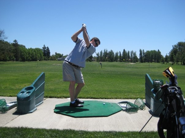 Dr. Jason Ouellette Golfing